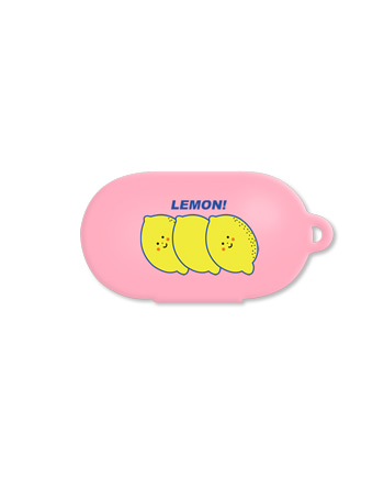 [버즈케이스]레몬!(고리형)-핑크