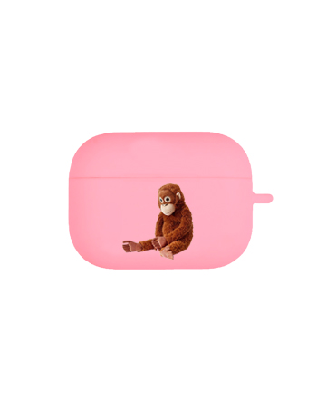 [에어팟 프로 에어팟3]원숭이(고리형)-핑크
