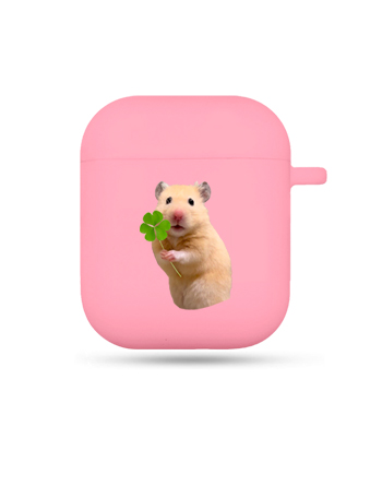 [에어팟1/2]세잎클로버 마우스(고리형)-핑크