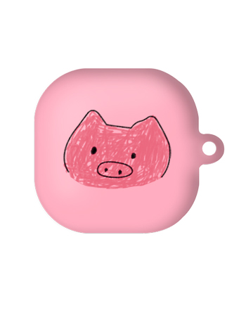 [버즈라이브]크레파스 돼지(고리형)-핑크
